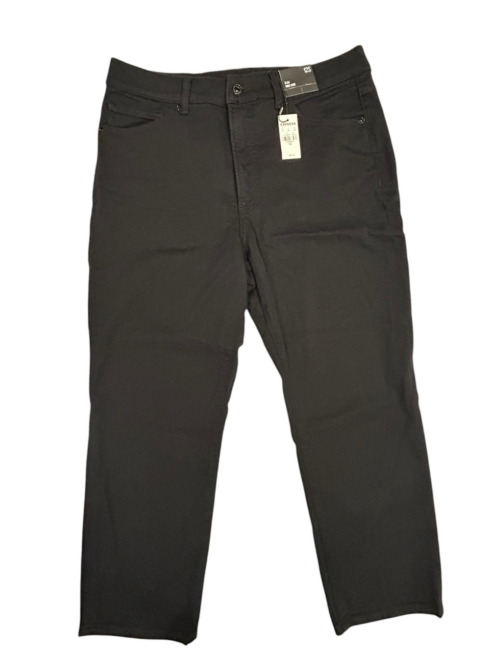 Express Slim High Rise Women’s‎ Black Jeans Size 12 Short NWT Casual